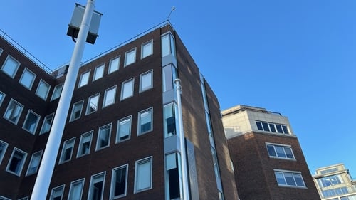 The Israeli flag has been taken down from its Dublin embassy