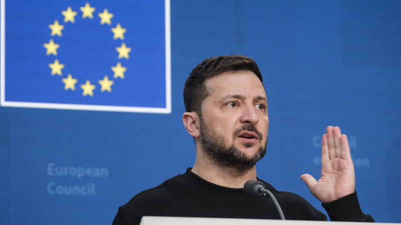 Volodymyr Zelensky told European leaders it was 'crucial for Europe to make a significant contribution to security guarantees'