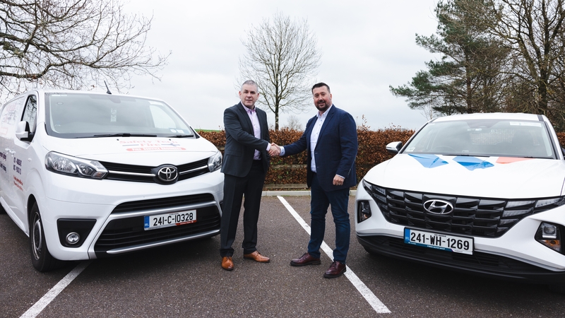 (From left to right) Patrick O'Donovan, Managing Director of Safety Tech Fire and Ted Wright, CEO of Wtech Fire Group