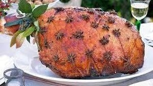 Sticky Damson Ham with Star Anise show image