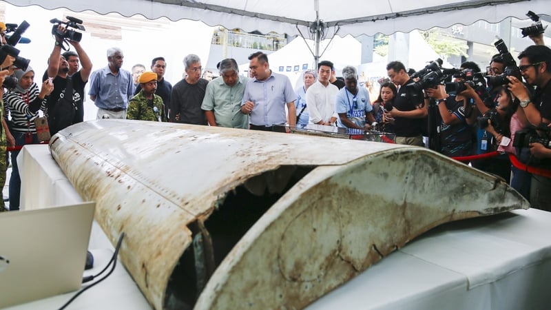 Flight MH370, a Boeing 777, was carrying 227 passengers and 12 crew when it vanished en route from Kuala Lumpur to Beijing in 2014 (file image)