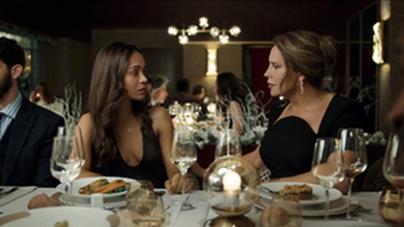 Zoe Saldaña and Karla Sofía Gascón