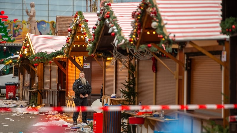 A car was driven through a crowded Christmas market in the city of Magdeburg on 20 December