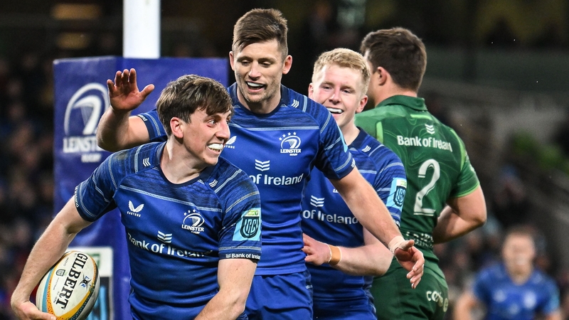 Charlie Tector scored Leinster's second try