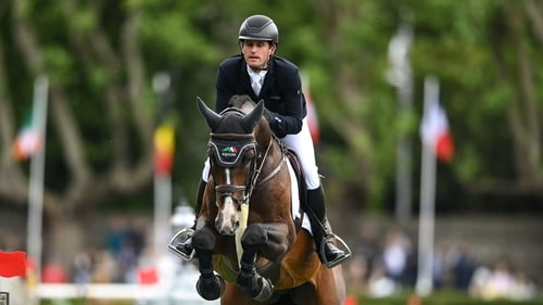 Darragh Kenny finished seventh at the FEI European Show Jumping Championships (file pic)