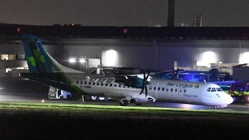 The Aer Lingus regional flight, operated by Emerald Airlines, made a hard landing at Belfast City Airport (Photo: Photo: Ethan McMillan)