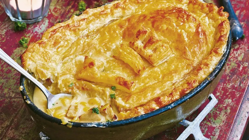 Leftover Christmas pie from Plants Only Holidays (Simon Smith/PA)