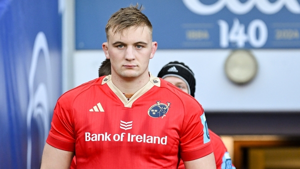 Gavin Coombes starts at number eight for Munster against Leinster on Friday