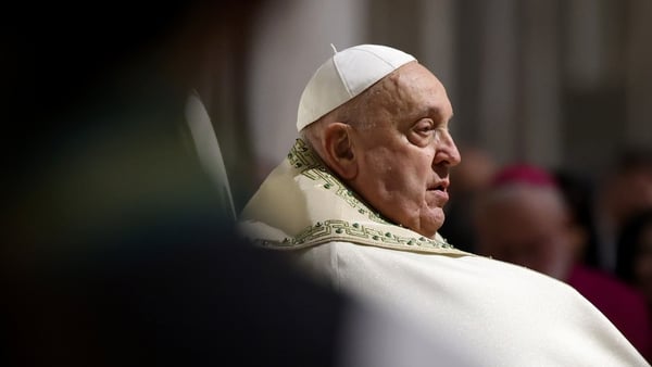 Pope Francis celebrates the 12th Christmas of his pontificate at St Peter's Basilica, Rome