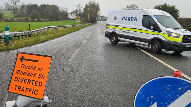 The crash happened on the N55 at Clarebane