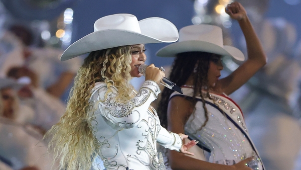 Beyoncé - The US superstar took to the stage for her hometown performance at Houston's NRG Stadium for the highly anticipated game between the Houston Texans and Baltimore Ravens, which live-streamed on Netflix