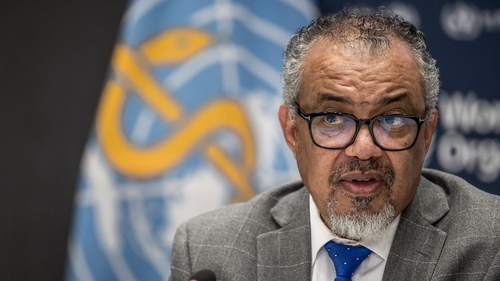 Mr Tedros said an Israeli strike caused damage just metres away from where he and his UN delegation were waiting at the airport