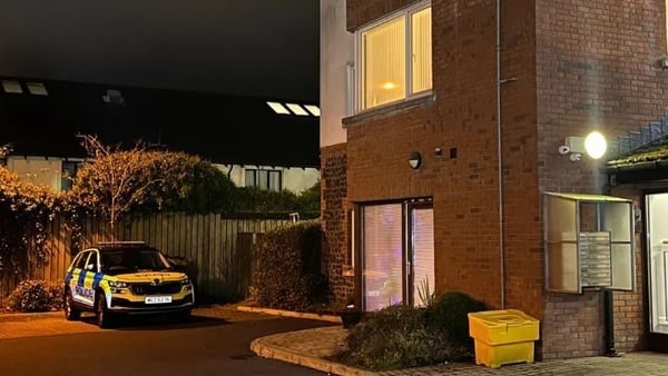 The victim, in his 50s, was found unconscious in a property in Newtownards (Credit: BBC NI)