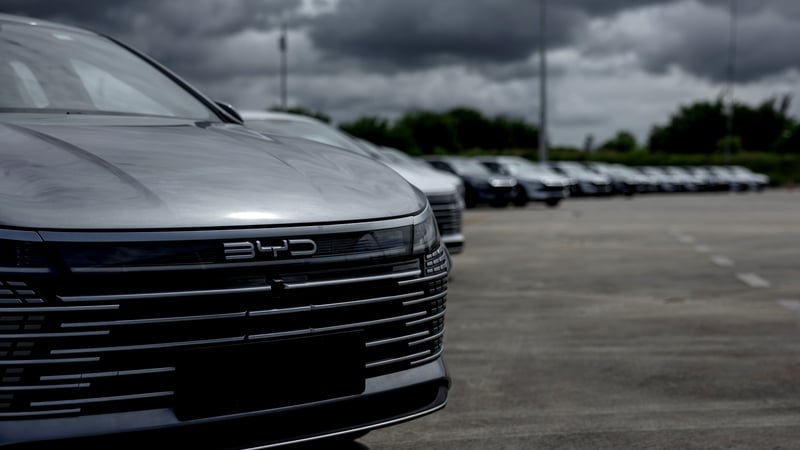 BYD's sales jumped 225.3% in July in Europe to give it 1.2% of the market there