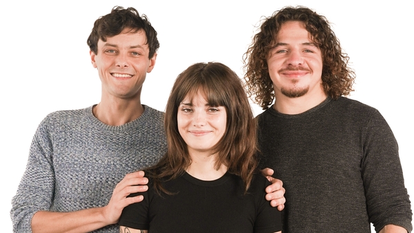 Ramona Marquez, Daniel Roche and Tyger Drew-Honey play the children