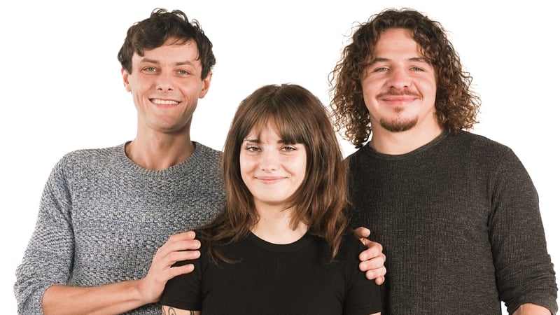 Ramona Marquez, Daniel Roche and Tyger Drew-Honey play the children