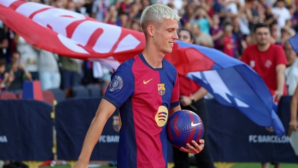 Dani Olmo rejoined his boyhood club in the summer but is set to be unavailable for the second half of the season