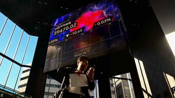 Tokyo's Nikkei index has risen by nearly 20% for the year
