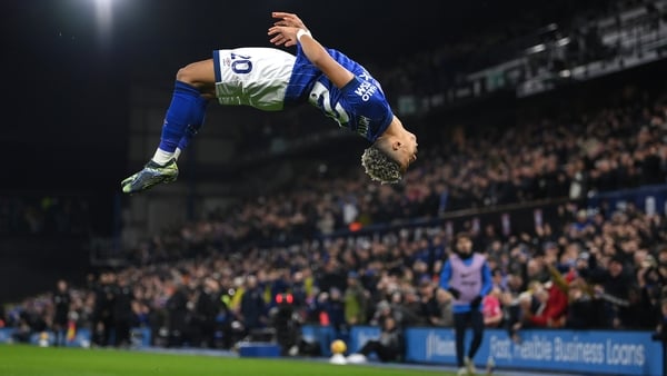 Omari Hutchinson of Ipswich Town celebrates