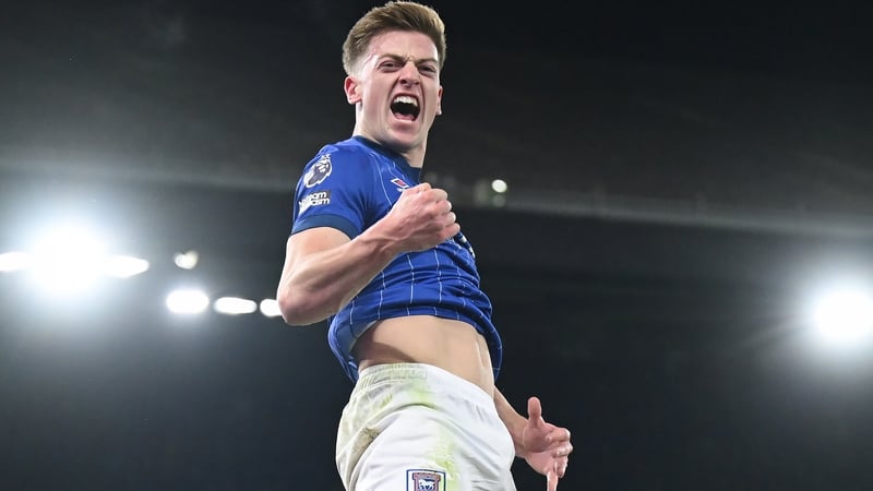 Liam Delap had a fine season playing in a struggling Ipswich side