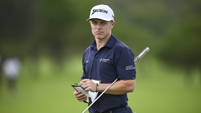 Conor Purcell carded an 80 on Friday