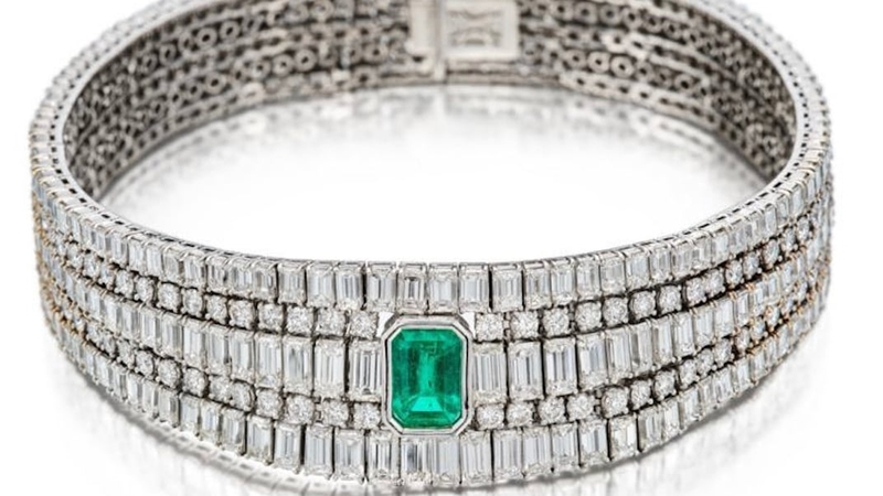 Items that were taken include distinctive jewel-encrusted necklaces and bracelets