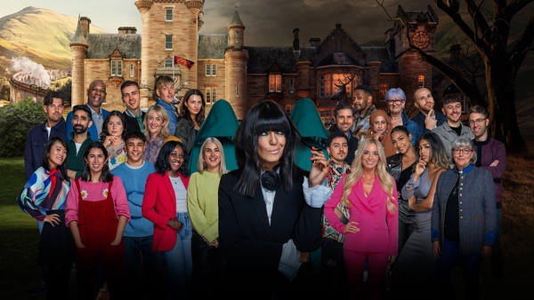 Claudia Winkelman and the latest contestants on The Traitors