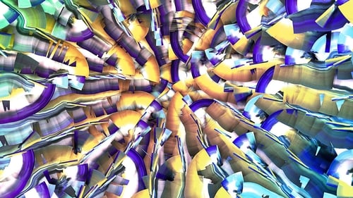 Imagery by designer, programmer and artist Martin Grodl, a guest at BOUNCE