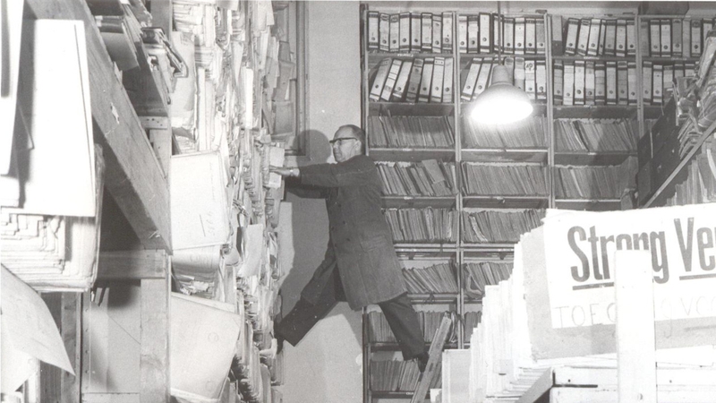 The archive was once housed at the Dutch Ministry of Justice (Image: War in Court project)