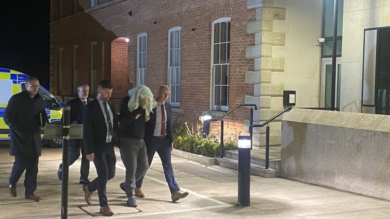 34-year-old Wayne Roche pictured entering court last night