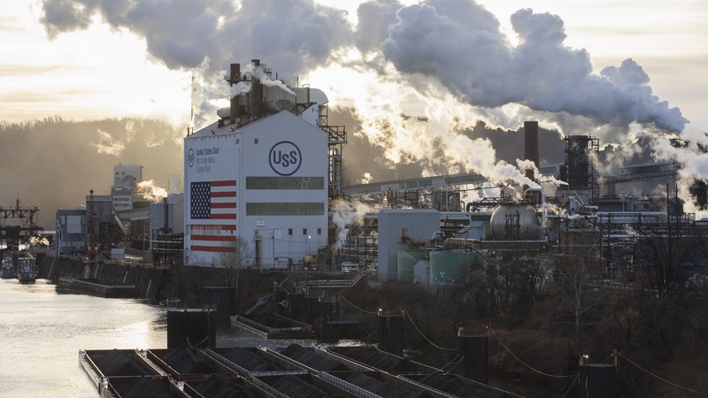 A US Steel plant in Pennsylvania