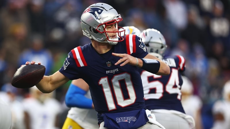 Drake Maye looks set to play through injury for the New England Patriots