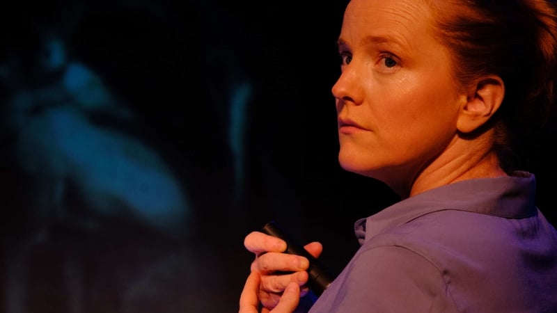 Jenny Macdonald in The Tightrope Walker (Pics: Vlad Gurdis)