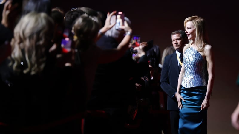 Nicole Kidman at he at the 36th annual Palm Springs International Film Festival Awards gala on Friday in Palm Springs, California