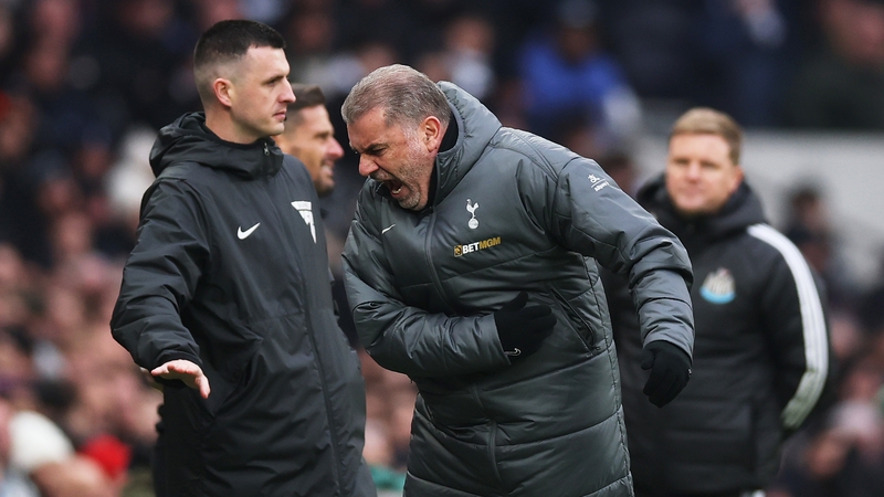 Ange Postecoglou's frustration boiled over on the sideline