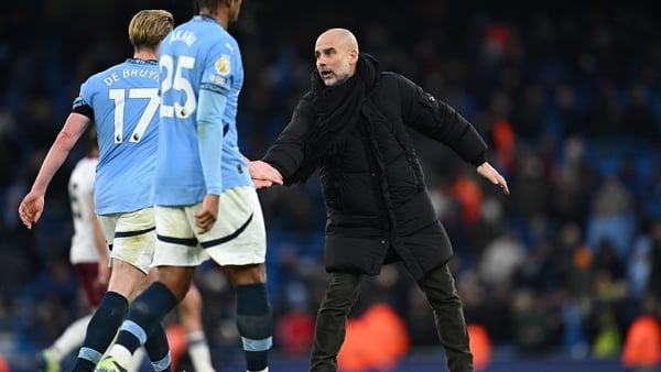 Pep Guardiola wants to see his side's performance improve