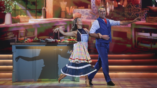 Kevin Dundon and Becca Scott took their debut spin under the glitterball last Sunday
