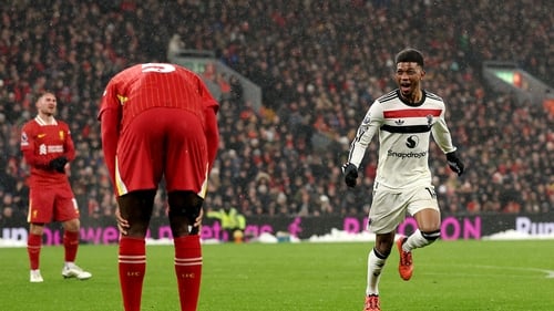 Amad Diallo scored the last of four goals in the second half