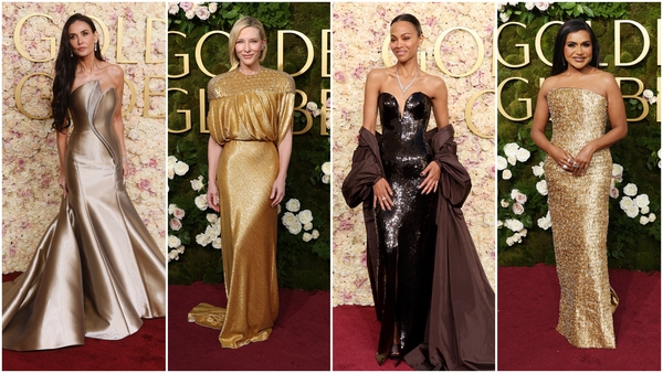 Stars shimmered as they walked the red carpet at the 82nd Golden Globe Awards in Hollywood