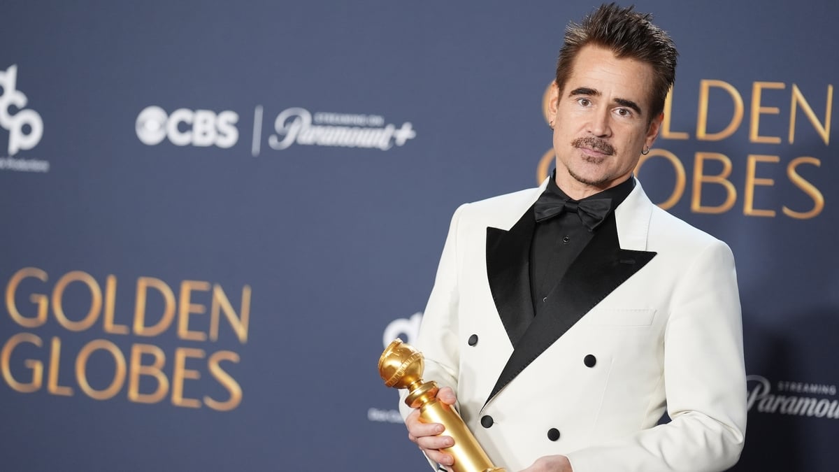 Colin Farrell wins his third Golden Globe