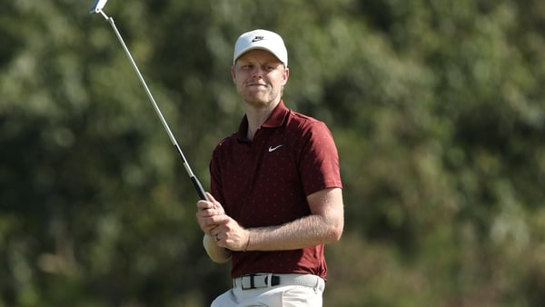 Cameron Davis in action on the Plantation Course at Kapalua, Hawaii