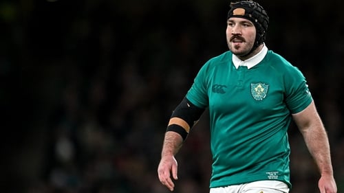 Tom O'Toole played three times for Ireland in the Autumn Nations Series