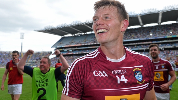John Heslin after Westmeath's victory over Meath in the 2015 Leinster SFC semi-final