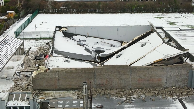 The roof at the Tralee Regional Sports and Leisure Complex