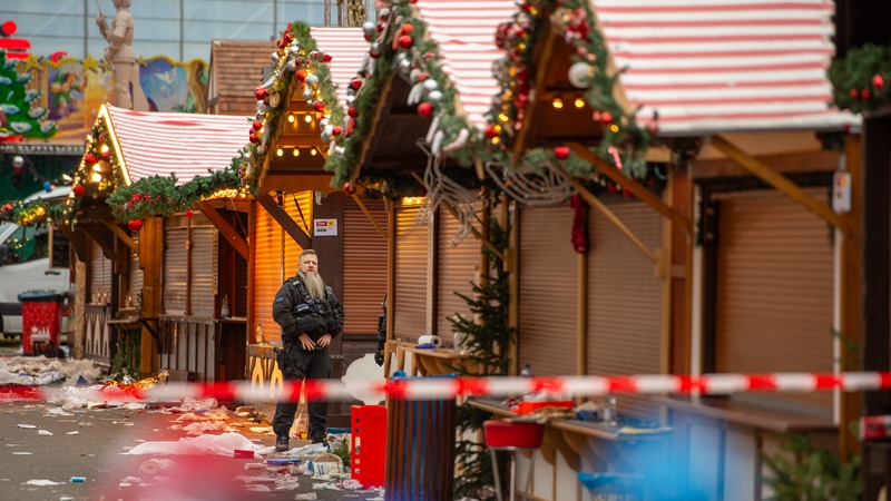 Suíomh an ionsaithe in Magdeburg