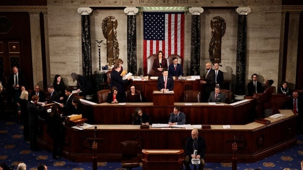 The US election results wer certified in a brief, formal ceremony during a joint session of the House of Representatives and Senate