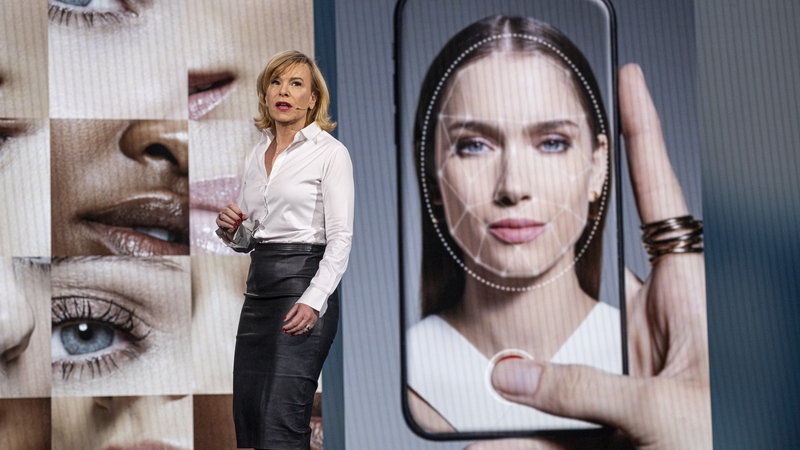 L'Oreal's Barbara Lavernos at CES in Las Vegas