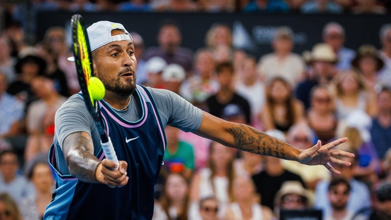 Nick Kyrgios had been due to play in the exhibition alongside Novak Djokovic on Thursday