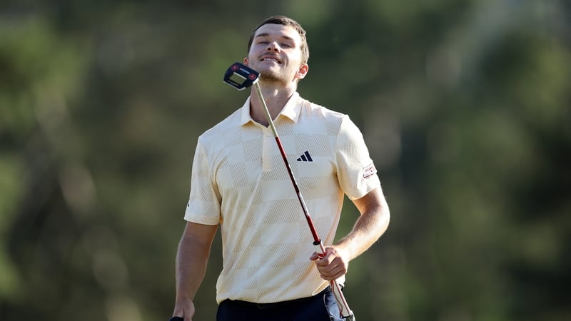 Nicolai Hojgaard, pictured during last year's Masters, where he finished 16th