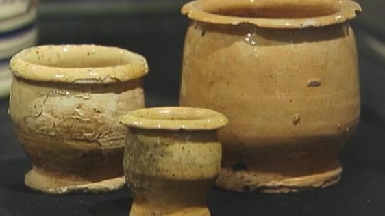 Artefacts on display at the Dublin Castle 800 Exhibition (2005)
